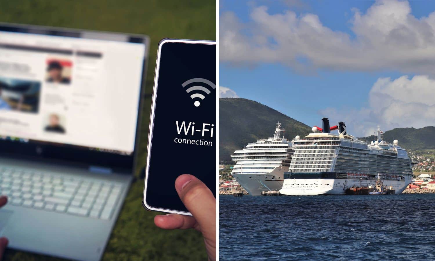 wi-fi in a cruise port