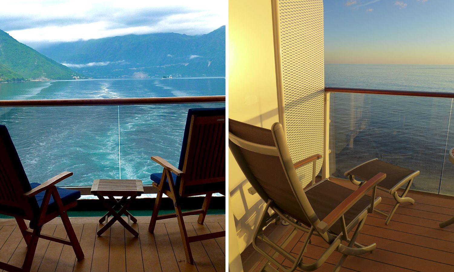 aft balcony space on a cruise ship