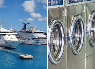 Which cruise ships have laundry rooms?