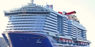 Carnival Celebration cruise ship in port