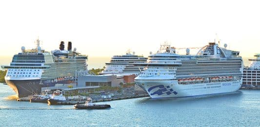 Most relaxing cruise lines. Holland America Line and Princess Cruises in the piture