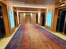 cruise ship elevators on Carnival Celebration