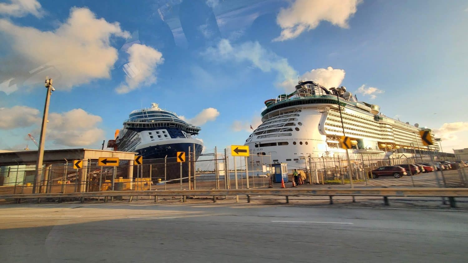 cruise ships at Port Everglades in port