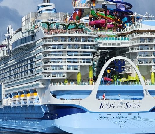 Royal Caribbean's Icon of the Seas, one of the world's largest cruise ships.
