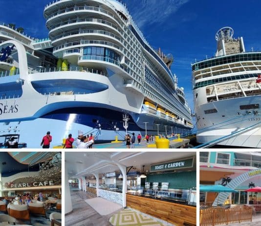 Free places to eat and dining venues, restaurants, on Icon of the Seas