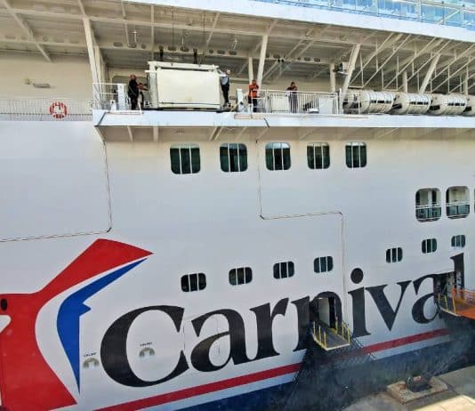 Carnival passenger in trouble for item in suitcase