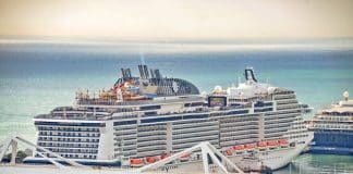 MSC Bellissima in Barcelona Spain