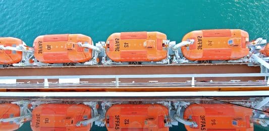 cruise ship lifeboats