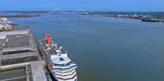 Charleston cruise port Carnival ship