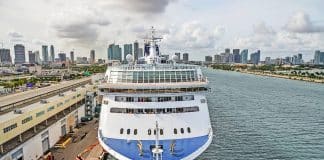 cruise ship in portmiami docked