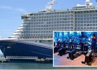 Carnival Celebration cruise gym
