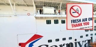 Carnival Smoking policy on embarkation day