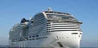 MSC World America in sea trials