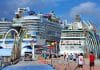 Two Royal Caribbean cruise ships