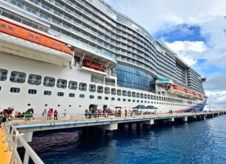 Carnival Celebration pier cozumel port