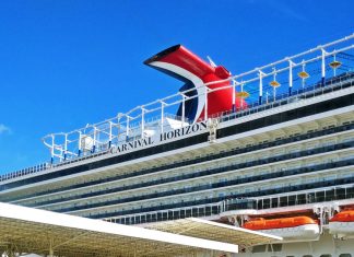 Carnival Horizon in port