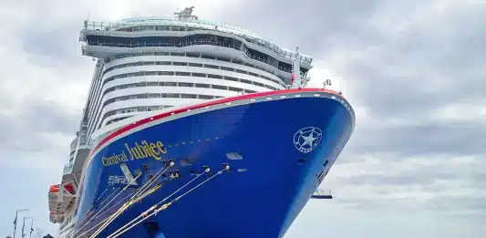 Carnival Jubilee docked in port