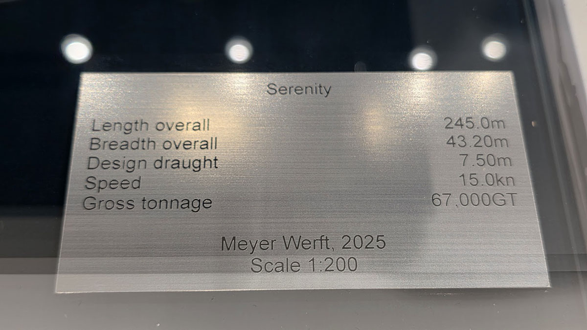Project Serenity specs