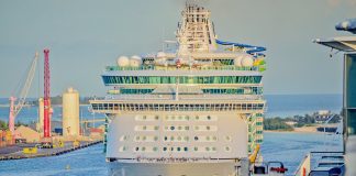 Royal Caribbean ship in port