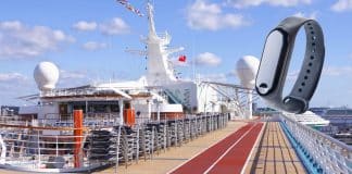 Using Fitness trackers on a cruise ship with jogging track