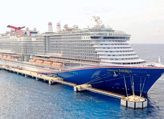 Carnival Jubilee docked in Cozumel
