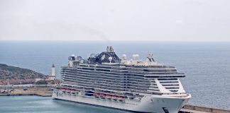 MSC Seaside in Ibiza Spain cruise port