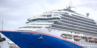 Carnival Liberty in port