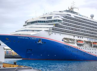 Carnival Liberty in port
