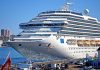 Costa Serena cruise ship in port