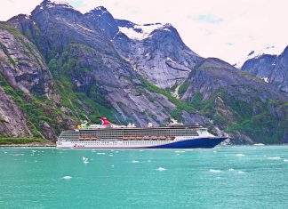 Carnival cruise ship legend in Alaska