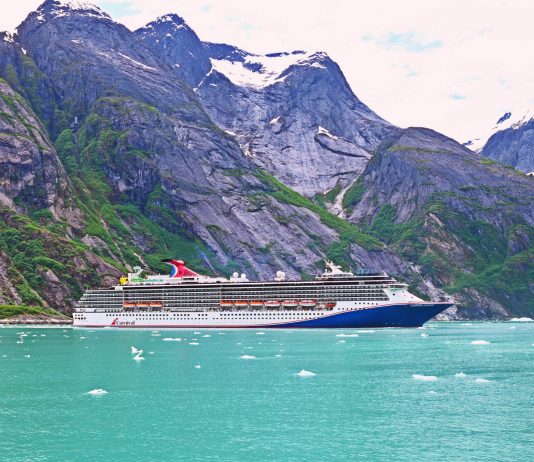 Carnival cruise ship legend in Alaska