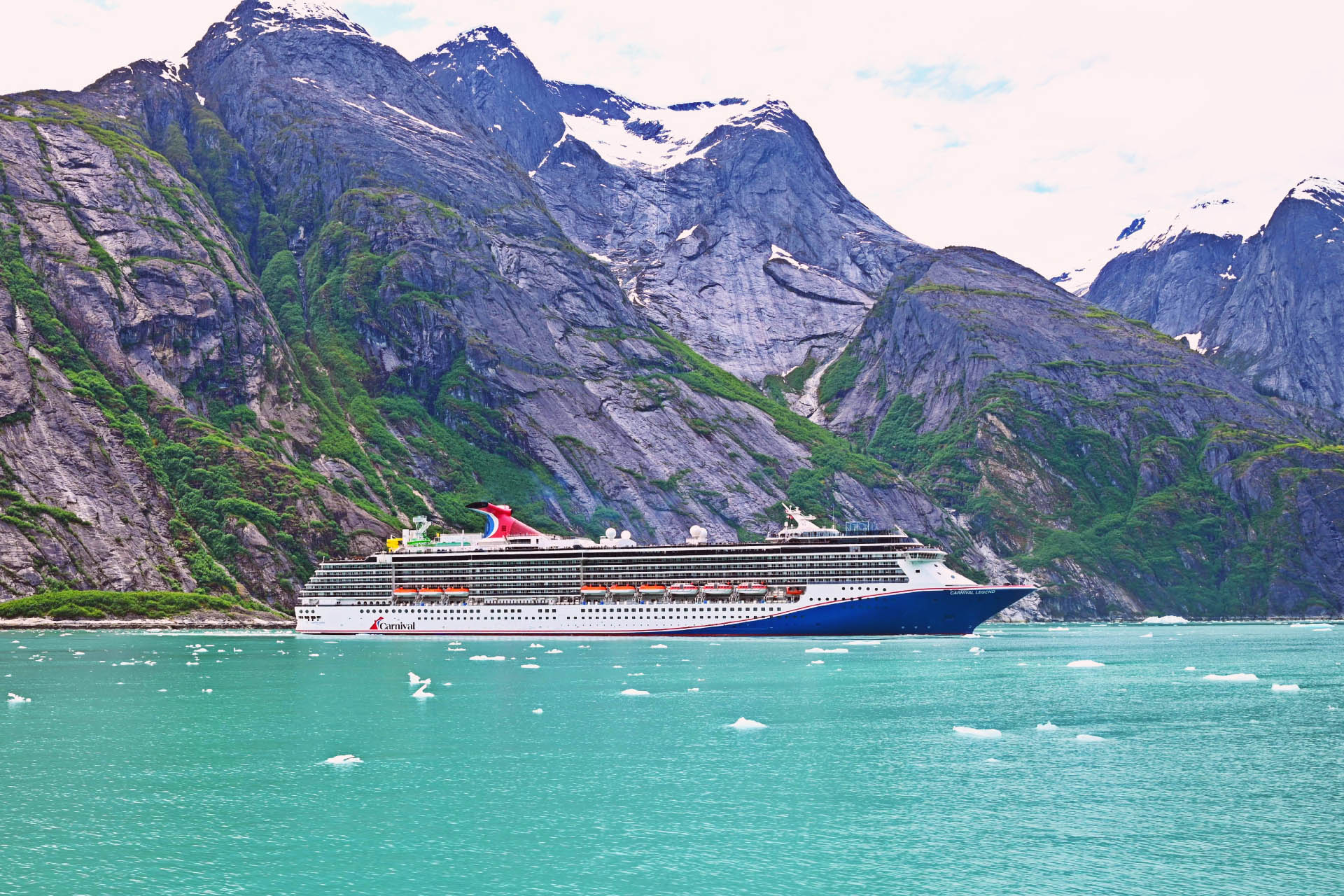 Carnival cruise ship legend in Alaska