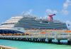 Carnival Vista docked at Celebration Key