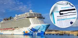 Getting sick on cruise ship medical bill