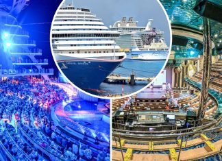Saving seats on a cruise ship
