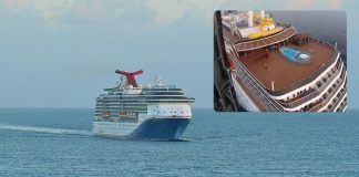 US Coast Guard airlifts woman from cruise ship during tsunami warning