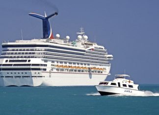Carnival Glory sailing away