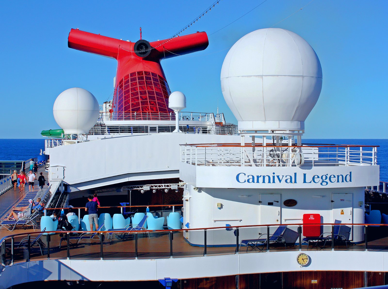 Carnival Legend on a sea day