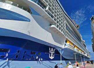 Royal Caribbean ships docked in CocoCay