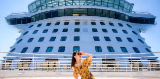 Spectrum of the Seas bow photo op