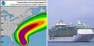 21 Cruise Ships Now Impacted by Hurricane Erin Hurricane Erin and Freedom of the Seas