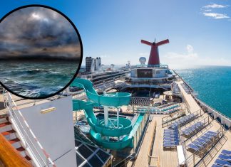 Carnival Panorama storm