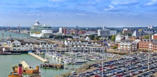 Southampton cruise parking lot UK