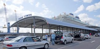 Southampton cruise terminal with car drop offs