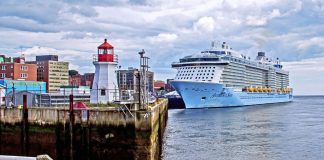 Anthem of the Seas in St John, New Brunswick Canada
