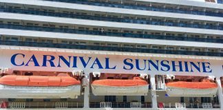Carnival Sunshine lifeboats muster