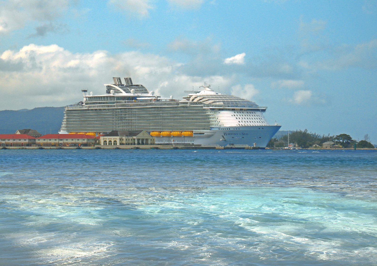 Harmony of the Seas Royal Caribbean in Falmouth Jamaica