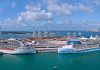 Icon of the Seas and MSC World American in PortMiami