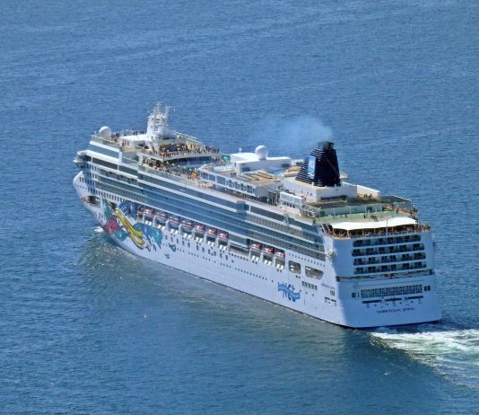 Norwegian Jewel open ocean