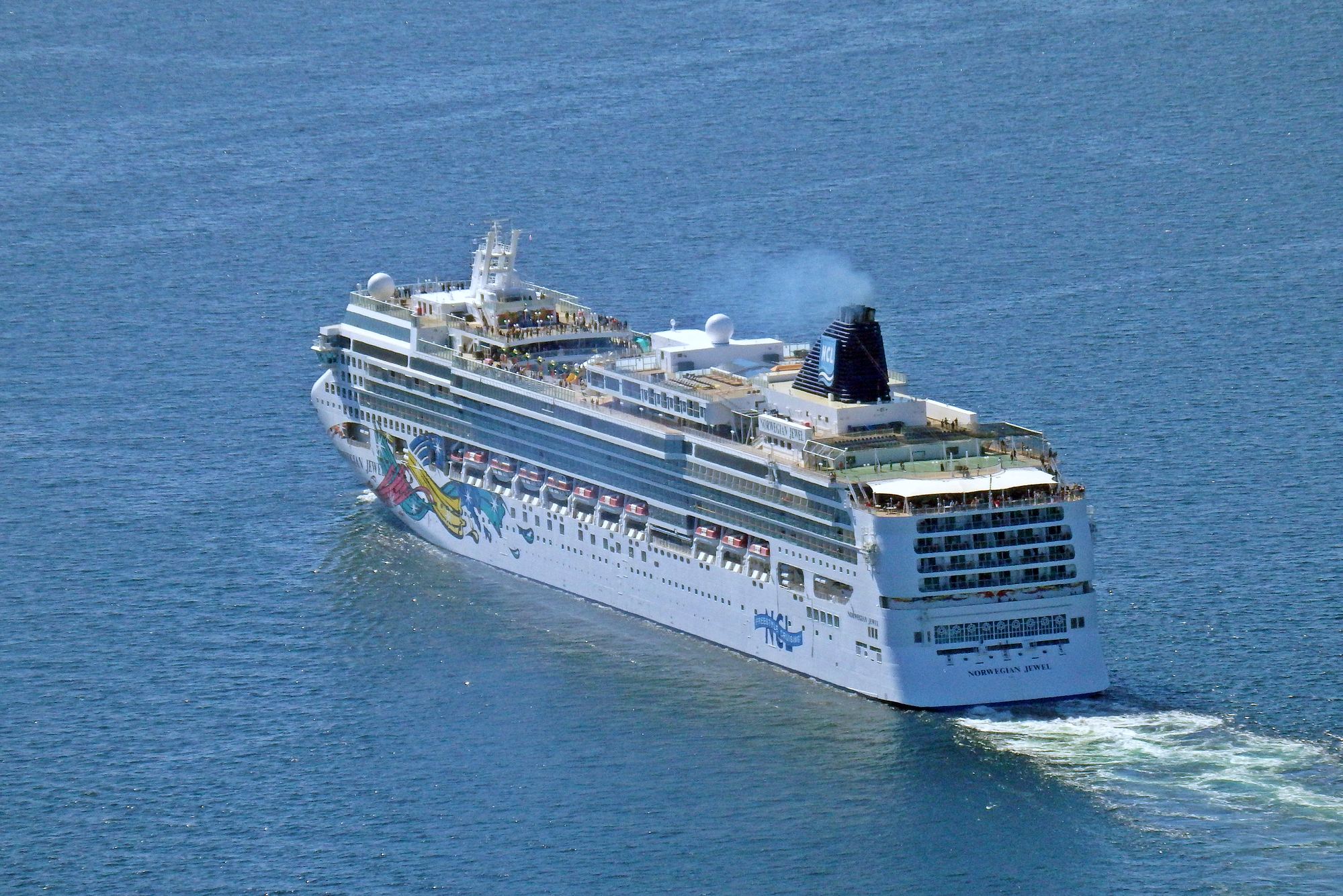 Norwegian Jewel open ocean